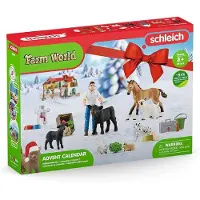 OCreon Adventskalender für den Bauernhof – 24 Überraschungen mit Spielfiguren und Zubehör