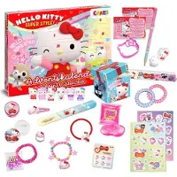 OCreon Hello Kitty Adventskalender 2025 – Kinderspielzeug – Adventskalender für Mädchen – Hello Kitty Spielzeug und Accessoires