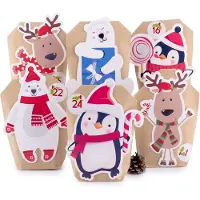 OCreon Adventskalender zum Befüllen, Mix – 24 Stück