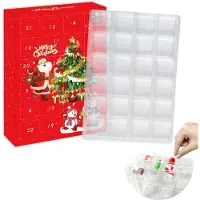 OCreon Adventskalender zum Befüllen – DIY-Adventskalender, leere Boxen – Füllen Sie Ihre eigenen Adventskalenderboxen – 24-tägiger Adventskalender für Weihnachten