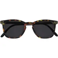 Opulize Bex Sonnen Leser Brille Groß Quadrat Cool Designer Rahmen Federscharniere Kratzfeste Getönte Linse UV400-Schutz Braun Schildpatt Mattschwarz Bügel Herren Damen S64-2 +2.50