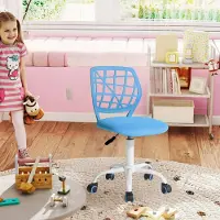 FURNITURER Kinder Schreibtischstuhl, höhenverstellbarer Drehstuhl mit kleinem Lo