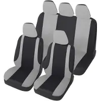Auto Accessori Lupex Universal-Autositzbezüge LS10, Sitzbezüge Farbe Grau, Set v