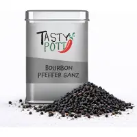 TASTY-POTT Tasty Pott Bourbon Pfeffer - schwarz, ganz 50g