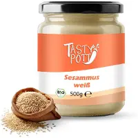 TASTY-POTT Tasty Pott Sesammus weiß - Tahin - 500g Glas