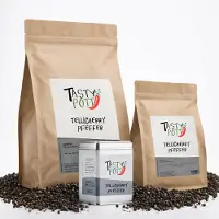 TASTY-POTT Tasty Pott Tellicherry Pfeffer , schwarz, ganz - im Beutel - 500g