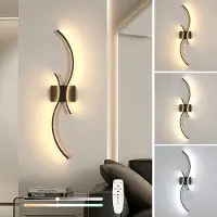 Mckalen LED Wandleuchte Dimmbar 80CM, 32W 3600LM LED Wandlampe Dimmbar mit Fernb