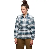 Black Diamond W Project Flannel midnight blue-chalk (9797) LRG
