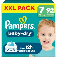 Pampers Baby Dry Gr.7 Extra Large 15+kg Windeln XXL Pack 92 St