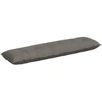 vidaXL Rücken Kissen Hellgrau 180 x 50 cm Cordstoff