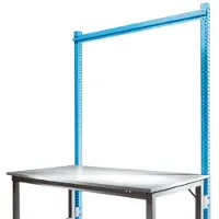 Manuflex Aufbauportal, Grundtisch SPEZIAL Arbeitstisch-/Werkbanksystem UNIVERSAL/PROFI, 1500 mm, lichtblau