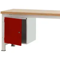Manuflex Gehäuse-Unterbau, für Werkbank Profi Tiefe 700 mm, rubinrot