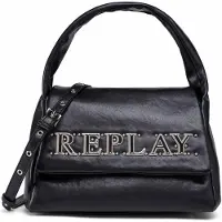 Replay Umhängetasche Handtasche Crossbody Bag Black schwarz
