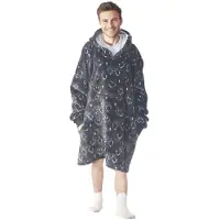 Cozy Noxxiez CH370 PC Gamer Print - Warme TV-Hoodie-Decke für Teenager und Erwachsene