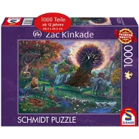 Schmidt Spiele 58610 Zac Kinkade Der Garten Eden Puzzle, 1.000 Teile, 1000 Stück(e), Flora & Fauna, 12 Jahr(e)