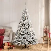 Syfax Künstlicher Weihnachtsbaum mit Kugel 120 cm 150 LEDs