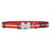 Red Dingo Style Spanish Flag Hundehalsband