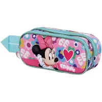 Disney 3D Double Pencil Case Heart