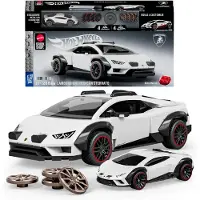 Hot Wheels Brick Shop Hot Wheels Lamborghini Huracán Sterrato Bauspielzeugset (268 Teile), für Sammler, Bausatz, 10 Jahr(e), Kunststoff, 268 Stück(e), 650 g