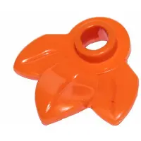 LEGO 50x Pflanzenelement mit 3 Blättern, Orange