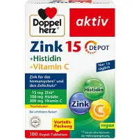 Doppelherz Zink + Histidin + Vitamin C Depot Tabletten
