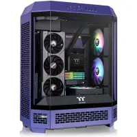 Thermaltake The Tower 600, Midi Tower, PC, Blau, ATX, micro ATX, Mini-ITX, SPCC, Gehärtetes Glas, Gaming