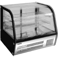 Saro Kühlvitrine LISETTE 120 | 115 L Edelstahl mit LED
