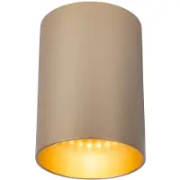 Atmooz Nuo Fix Deckenleuchte – Gold – Ø 7 cm – Metall – GU10-Fassung – 50 W – Beleuchtung für Arbeitsflächen und Räume