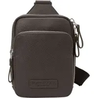 Marc O'Polo Umhängetasche Fredrik Crossbody Bag Dark Nickle dunkelbraun