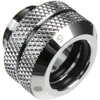Bitspower Multi-Link Adapter Anschluss gerade G1/4 Zoll AG auf 12mm AD Hardtube - silber glänzend
