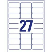 Avery Universal-Etiketten, 2700 Etiketten, 63,5 x 29,6 mm