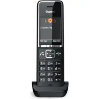 Gigaset 550 HX, Analoges/DECT-Telefon, Kabelloses Mobilteil, Freisprecheinrichtung, 200 Eintragungen, Schwarz