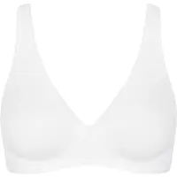 Sloggi Soft-BH "Basic+" perfekter Sitz, ohne Bügel, ohne Einlagen, tiefer V-Ausschnitt