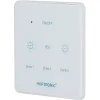 HOFTRONIC™ LED Wanddimmer Kabellos Touchpanel 3 Kanal Weiß IP20