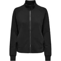 Only Play Sweatjacke "ONPMELINA LS HN ZIP SWT NOOS" aus Baumwolle und Polyester, normale Passform, mit Stehkragen, Langarm