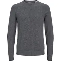 Jack & Jones Rundhalspullover "JJEEMIL KNIT CREW NECK NOOS" Baumwollmischung, regular fit