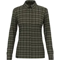 Salewa Fanes Flannel 5PL W Long Sleeve Shirt faded green/olive (5A57) 36