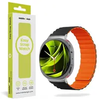 Mobile Origin Easy Strap Magnetic Galaxy Watch 8 Black/Orange