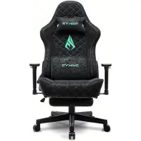 Selius Ergonomischer Gaming-Stuhl – PC-Stuhl mit einer um 150° verstellbaren Rückenlehne und Memory-Schaum