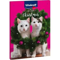 OCreon Adventskalender für Katzen, für Weihnachten 2026, eine sorgfältig zusammengestellte Auswahl an köstlichen Leckerlis, zur Vorfreude auf Weihnachten