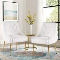 Selius Sessel – Relaxsessel – Loungesessel – Wohnzimmersessel – Set aus 2 Stück – Samtbezug im Mid-Century-Stil – Verstellbar