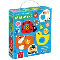Czuczu Meine ersten Tierpuzzles - Maluszki Set für Babys