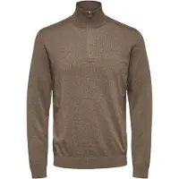 Selected Troyer "SLHBERG HALF ZIP CARDIGAN NOOS" Baumwolle, regular fit