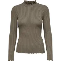 ONLY Bluse Fransiska 15228065 Braun Slim Fit