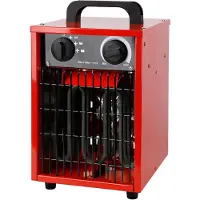 Emerio Power-Heizlüfter FH-102990 - Industrielle Heizlüfter – 30 m² – 3000W – IP24 - Ventilationsfunktion - einstellbarer Thermostat – 3 Heizstufen