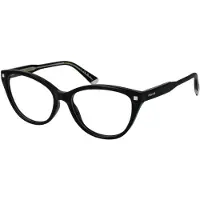 Polaroid Damen PLD D493 807 Rahmen von BRILLEN Plastik Schwarz Cat Eye