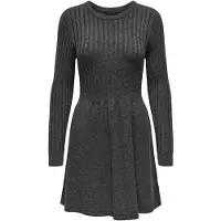 ONLY Strickkleid "ONLFIA LS CABLE DRESS KNT" Viskosemischung, regular fit
