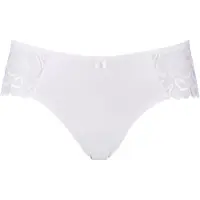 Triumph Tai-Slip "Modern Finesse", Damen, Gr. 44, weiß, Microtouch, Obermaterial: 81% Polyamid, 19% Elasthan, unifarben, figurbetont, Unterhosen Tai-Slip, zarte Spitze, glatter Jersey, flache Kanten