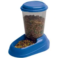 Ferplast Blauer Plastik-Hunde fütterer 3L