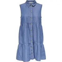 ONLY Jeanskleid Bea 15344263 Blau Regular Fit